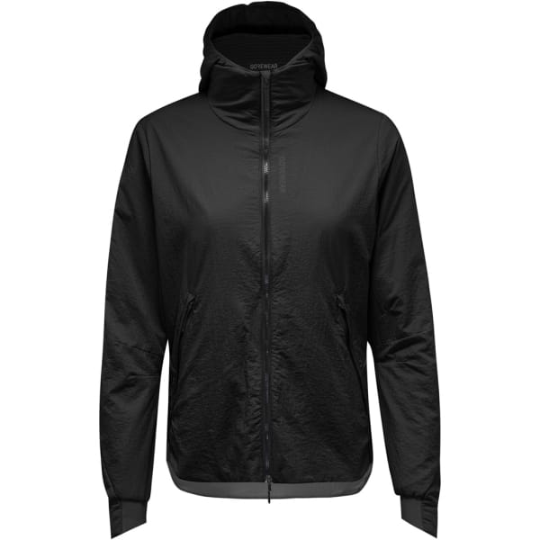 Gore Wear CONCURVE WINDSTOPPER® Veste avec Isolation Thermique à capuche Mujer Negro