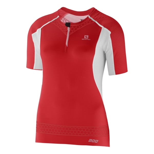 S-Lab S-Lab Exo Zip Tee Mujer Rojo