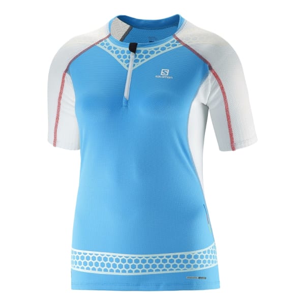 S-Lab S-Lab Exo Zip Tee Mujer Azul cielo