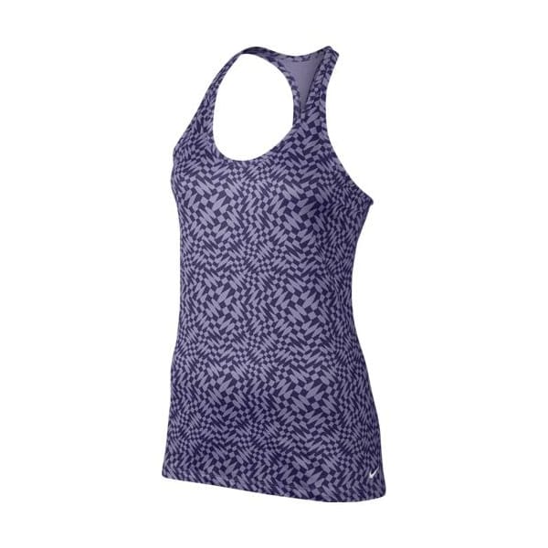 Nike Get Fit Checker Tank Donne Viola