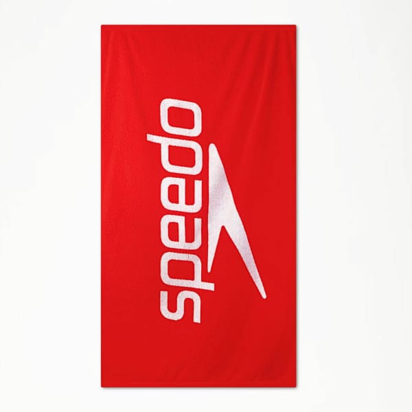 Speedo Logo Towel Rood