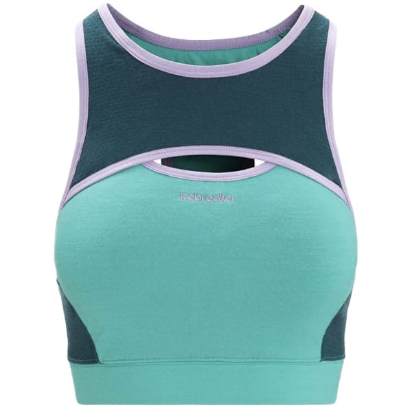 Icebreaker Zoneknit Sport Bra Vrouwen Groente