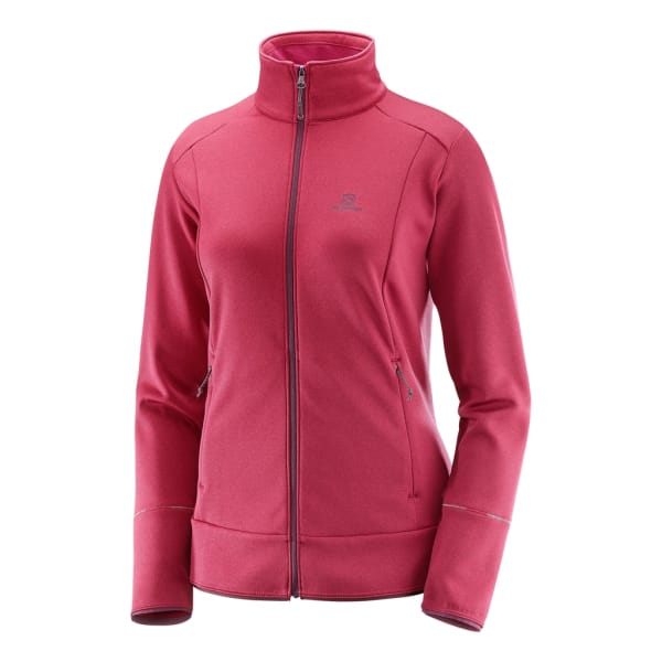 Salomon Discovery Full Zip Mujer Frambuesa