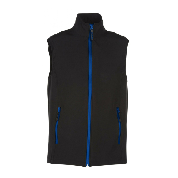 Pen Duick Bodywarmer Soft-Shell 2 Couches Homme Noir
