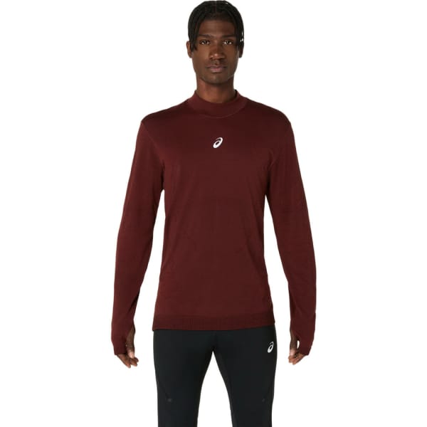 Asics Road Winter Seamless Top Man Bordeaux