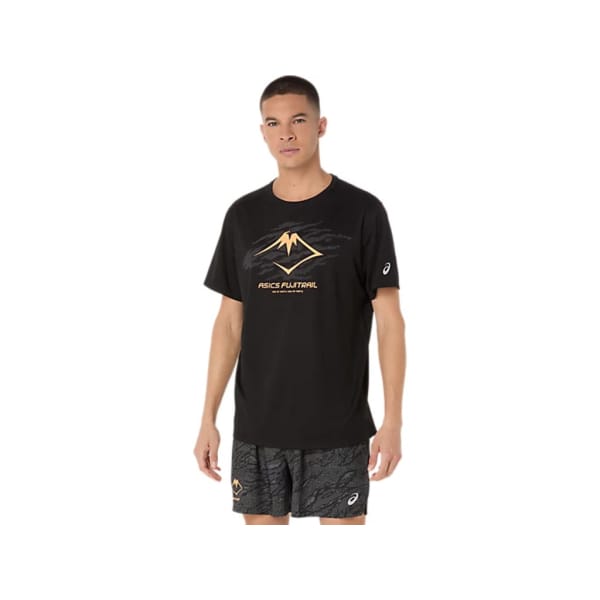 Asics Fujitrail Logo Top Homme Noir