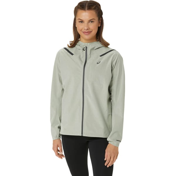 Asics Accelerate Waterproof 2.0 Jacket Mujer Caqui