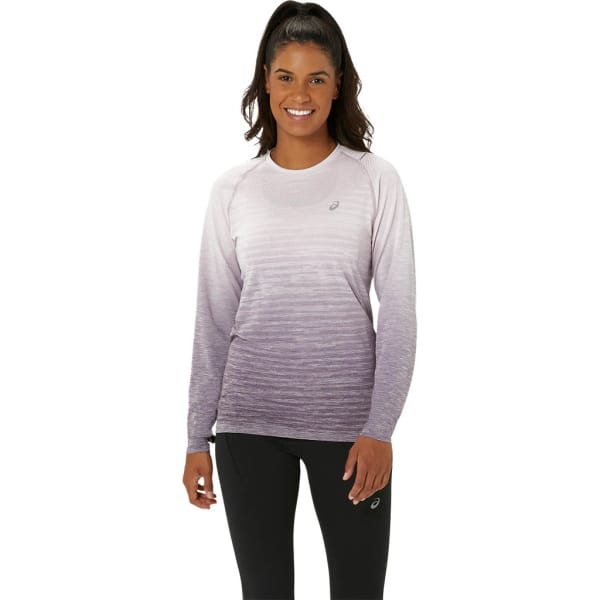 Asics Seamless Long Sleeve Top Femme Mauve