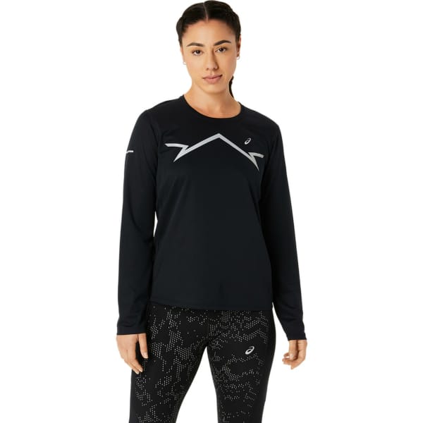 Asics Lite-Show Long Sleeve Top Femme Noir