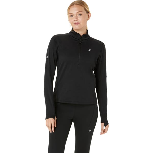 Asics Road Winter 1/2 Zip Mid Layer Mujer Negro