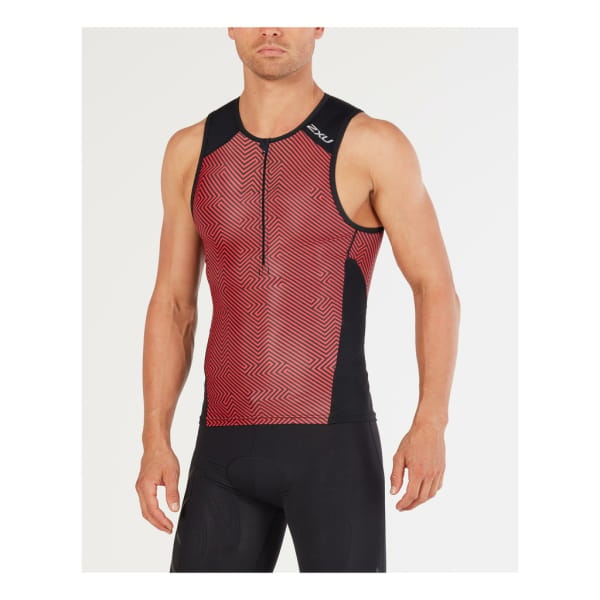 2xu Perform Tri Singlet Man Zwart