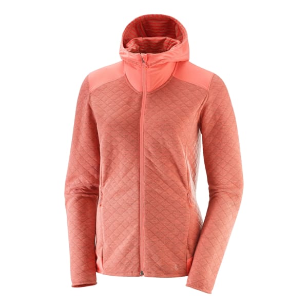 Salomon Elevate Full Zip Midlayer Frauen Rosa