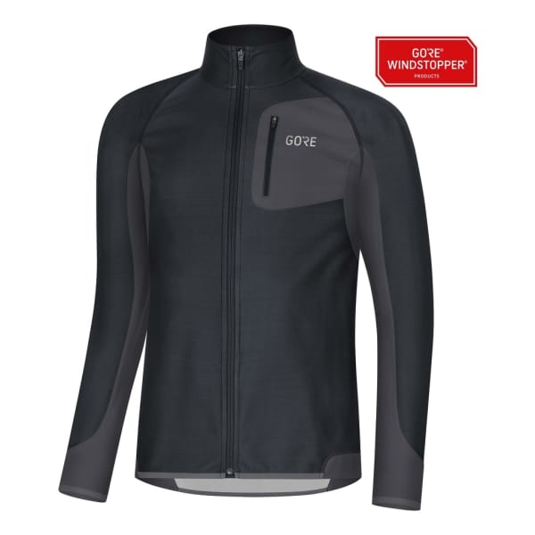Gore Wear R3 Partial Gore Windstopper Maillot Hombre Negro