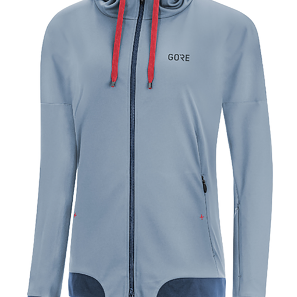 Gore Wear C5 Veste Gore Windstopper Trail Hooded Femme Gris