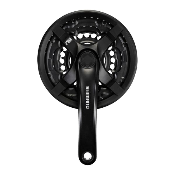 Shimano Pédalier 6/7/8v Noir FC-TY501 42/34/24T 175mm Black