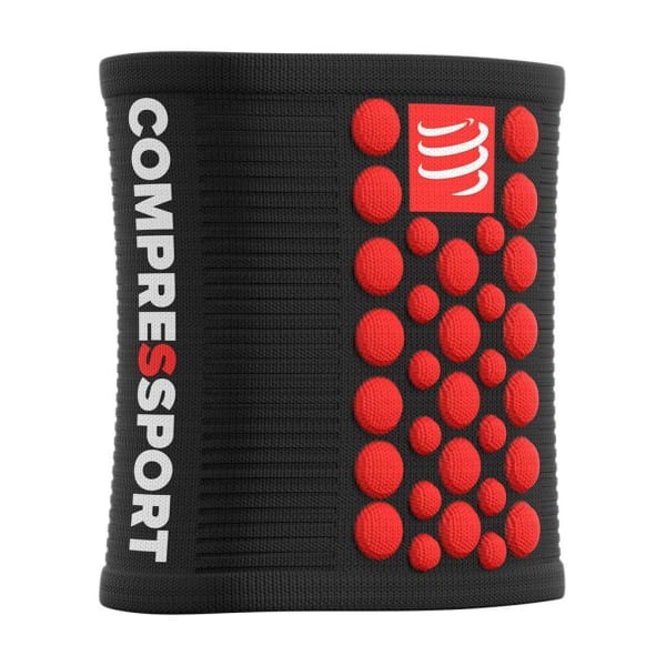 Compressport Sweatbands 3D.Dots Zwart