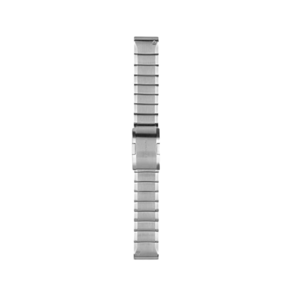 Garmin Bracelet Acier inoxydable gris argent QuickFit 22mm Fénix 5 / 5 Plus Soldi