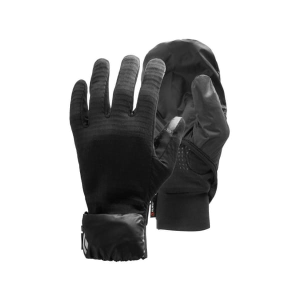 Black Diamond Wind Hood Gridtech Gloves Zwart