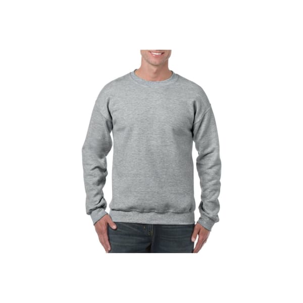Gildan Sweat 50/50 Col Rond 270 Homme Gris clair