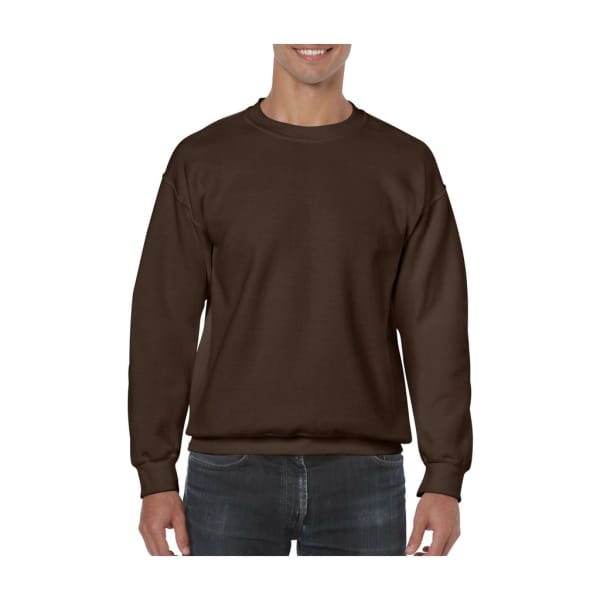 Gildan Sweat 50/50 Col Rond 270 Homme Marron
