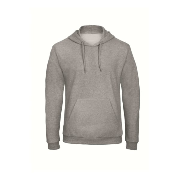 B&C Sweat à capuche Homme Gris
