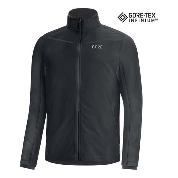 Gore Wear R3 Partial Gore-Tex Infinium Jacket Man Zwart
