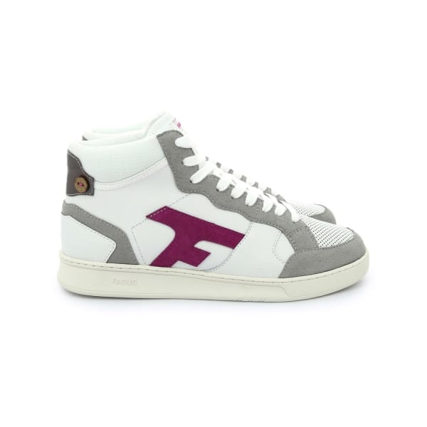 Faguo Hazelhi Leather Suede Vrouwen Wit