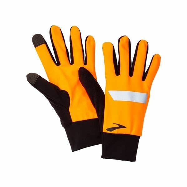 Brooks running Fusion Midweight Glove 2.0 Oranje
