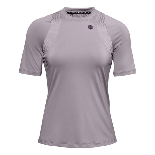 Under Armour Rush Short Sleeves Femme Mauve