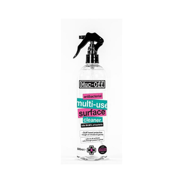 Muc-Off Nettoyant de Surface Antibactérien Multi-Usage (500ml) Transparant