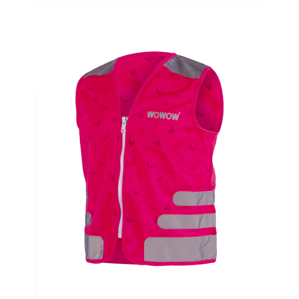 Wowow Gilet réfléchissant enfant Nutty Man Magenta