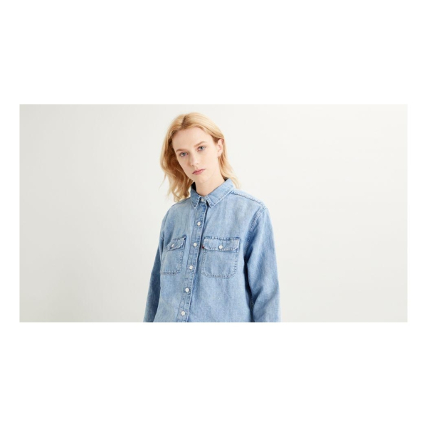 Levi's Commuter Olsen Utility Shirt Women Denim blue