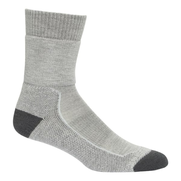 Icebreaker Hike Plus Medium Crew Donne Grigio chiaro