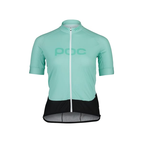 POC W Essential Road Logo Jersey Lt Fluorite Green Vrouwen Watergroen
