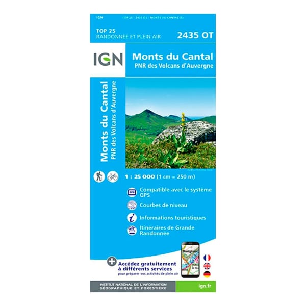 Cap Diffusion Top 25 - Monts du Cantal/PNR des Volcans d Auvergne Azul