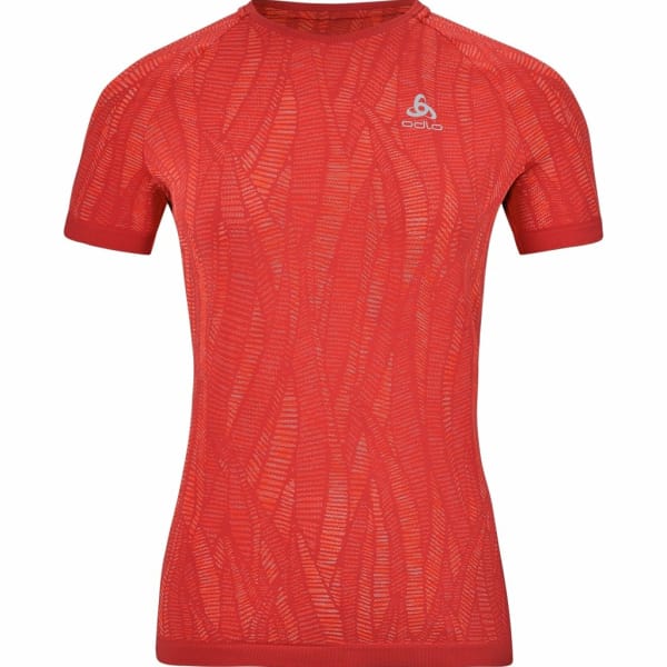 Odlo T-Shirt Manches Courtes Zeroweight Ceramic Vrouwen Rood