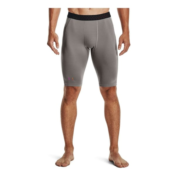 Under Armour HeatGear Rush 2.0 Long Shorts Man Lichtgrijs