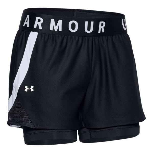 Under Armour Play Up 2In1 Short Frauen Schwarz