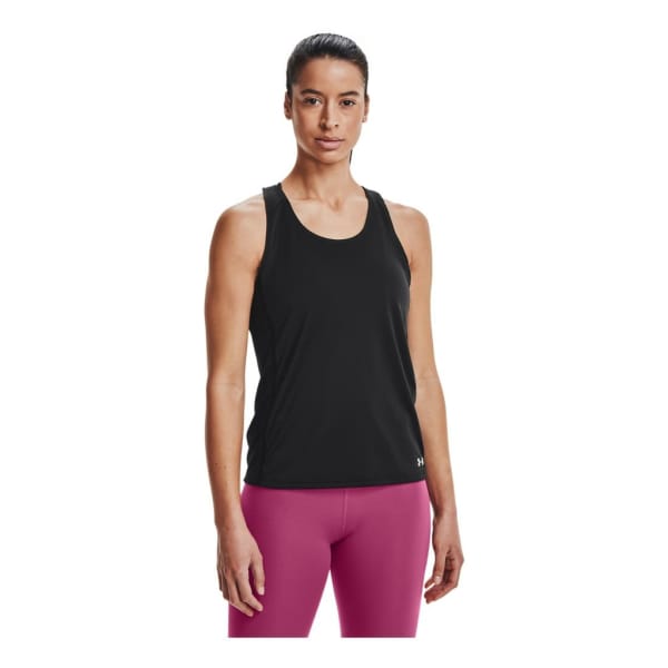 Under Armour Fly By Tank Vrouwen Zwart