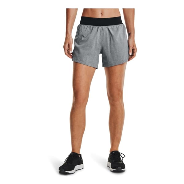 Under Armour Launch SW 5 Inches Short Femme Gris clair