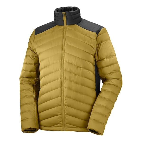 Salomon Essential XWarm Down Man Mosterd geel