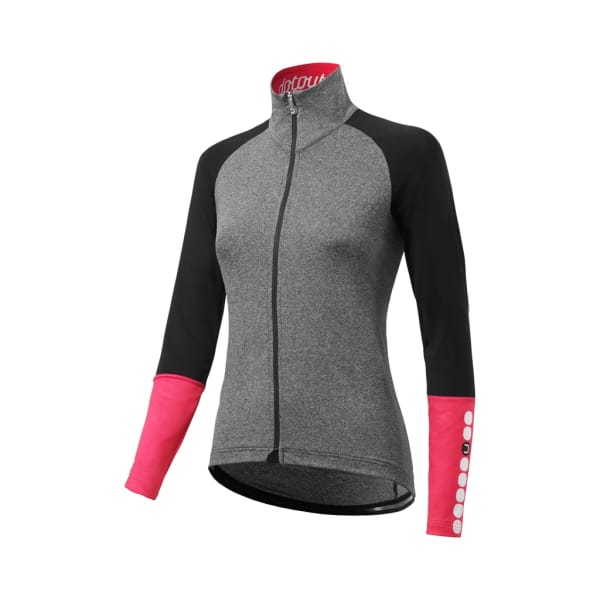 Dotout Fly W Jersey Melange Dark Grey-Fuchsia Vrouwen Lichtgrijs