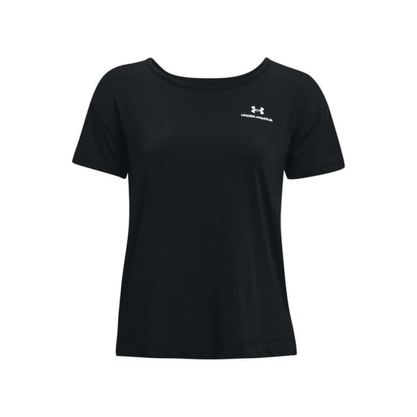 Under Armour Rush Energy Core Short Sleeve Femme Noir