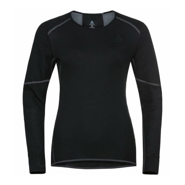 Odlo Active Warm Eco 2-Pack Base Layer Top Crew Neck Long Sleeve Women Black