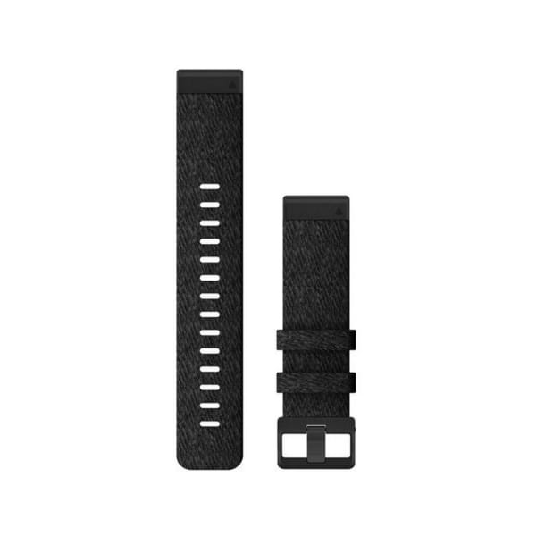 Garmin Bracelet QuickFit / 22mm / Nylon / Noir chiné Noir