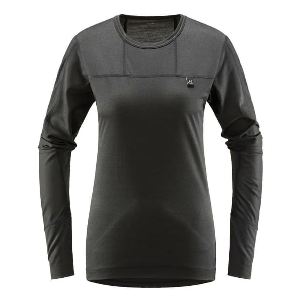 Haglofs Natural Blend Tech Crew Neck Vrouwen Zwart
