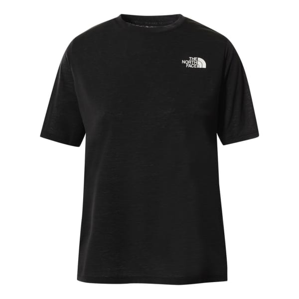 The North Face Up With The Sun Short Sleeve Shirt Vrouwen Zwart