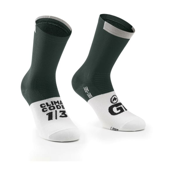 Assos GT Socks C2 Schwarzwald Green Man Military green