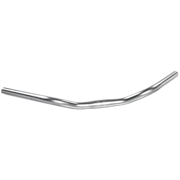 Ergotec CINTRE ERGOTEC TREKKING ALUMINIUM 590 mm 25.4 HAUTEUR 35 mm 47º ARGE Argento