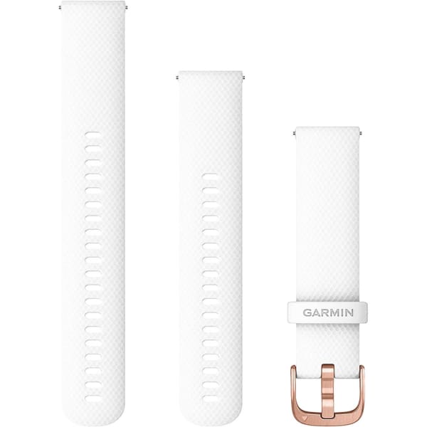 Garmin Bracelet Quick Release/ 20mm/ Silicone/ Blanc Wit